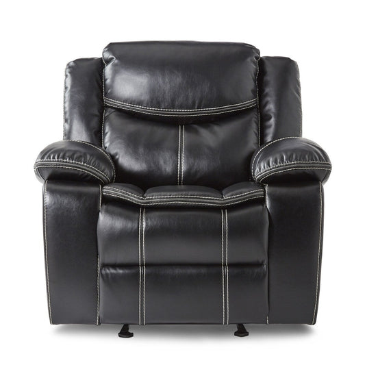 Valina Black Glider Reclining Chair