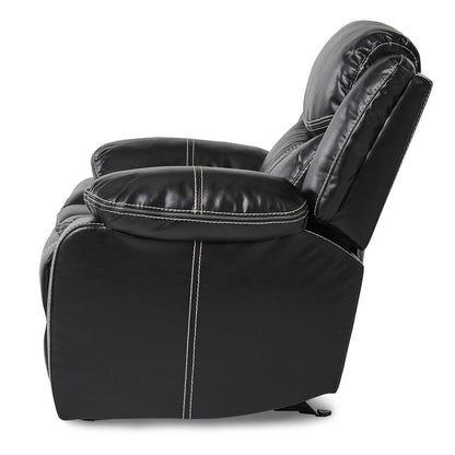 Valina Black Glider Reclining Chair