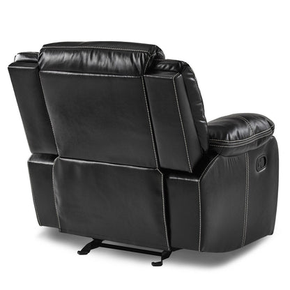 Valina Black Glider Reclining Chair