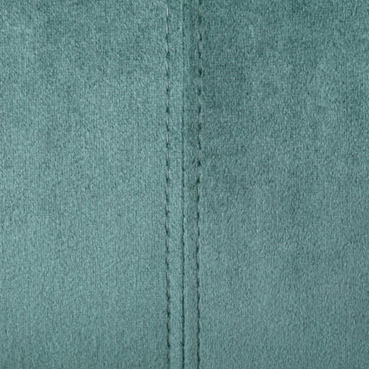Velvet Channel Stitched 3-seater Sofa with Metal Legs