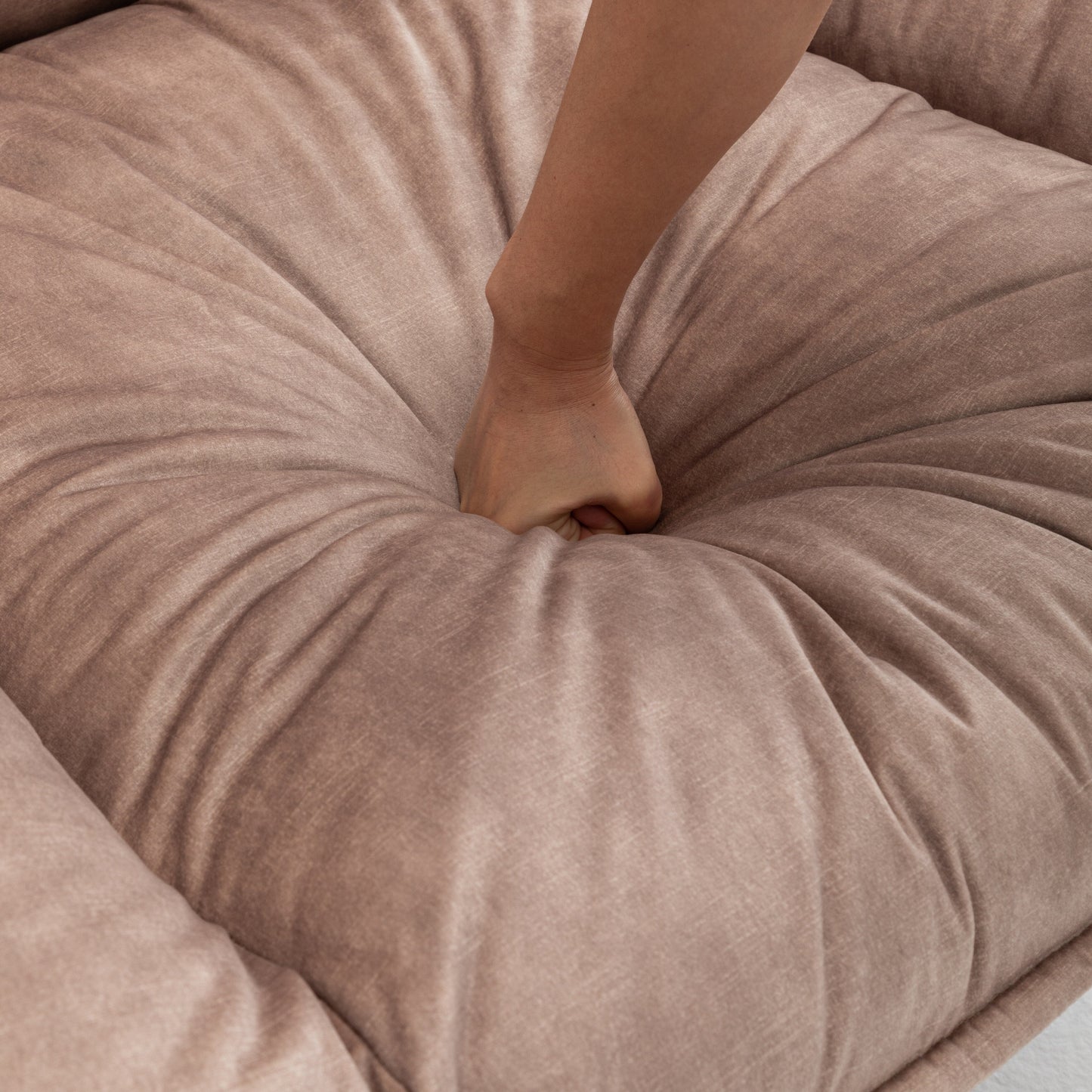 Velvet Oversized Recliner Chair with Swivel, Rocker & Phone Holder