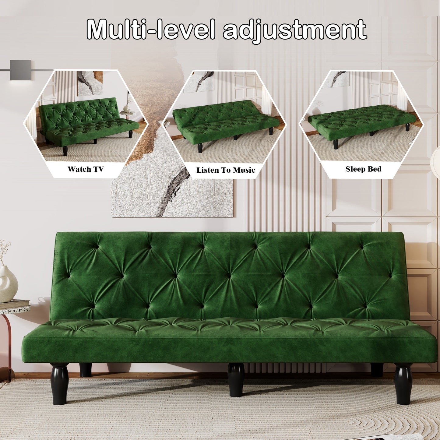 Velvet Sofa Bed
