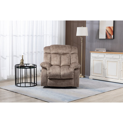 Velvet Upholstered Power Lift Recliner for Elderly with Remote Control and Side Storage Pockets