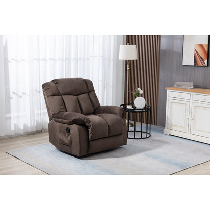 Velvet Upholstered Power Lift Recliner for Elderly with Remote Control and Side Storage Pockets