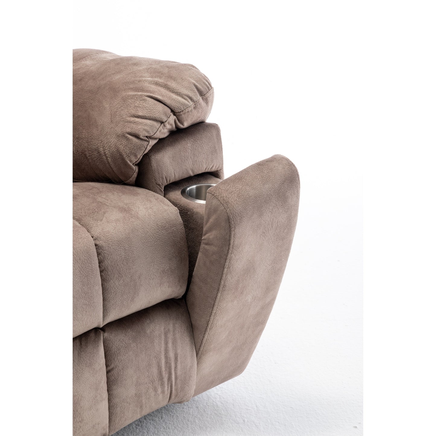 Velvet Wide Power Lift Recliner Chair with Heat, Massage, and Silent OKIN Motor