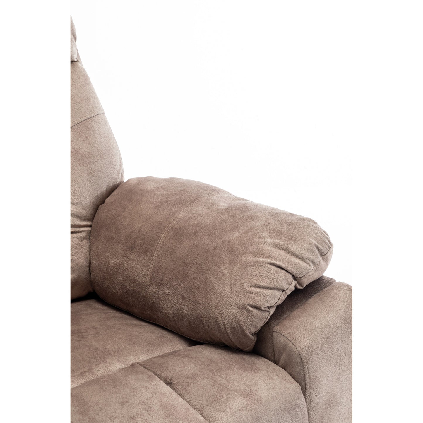 Velvet Wide Power Lift Recliner Chair with Heat, Massage, and Silent OKIN Motor