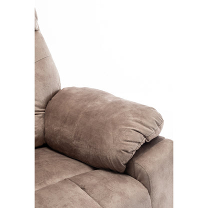 Velvet Wide Power Lift Recliner Chair with Heat, Massage, and Silent OKIN Motor