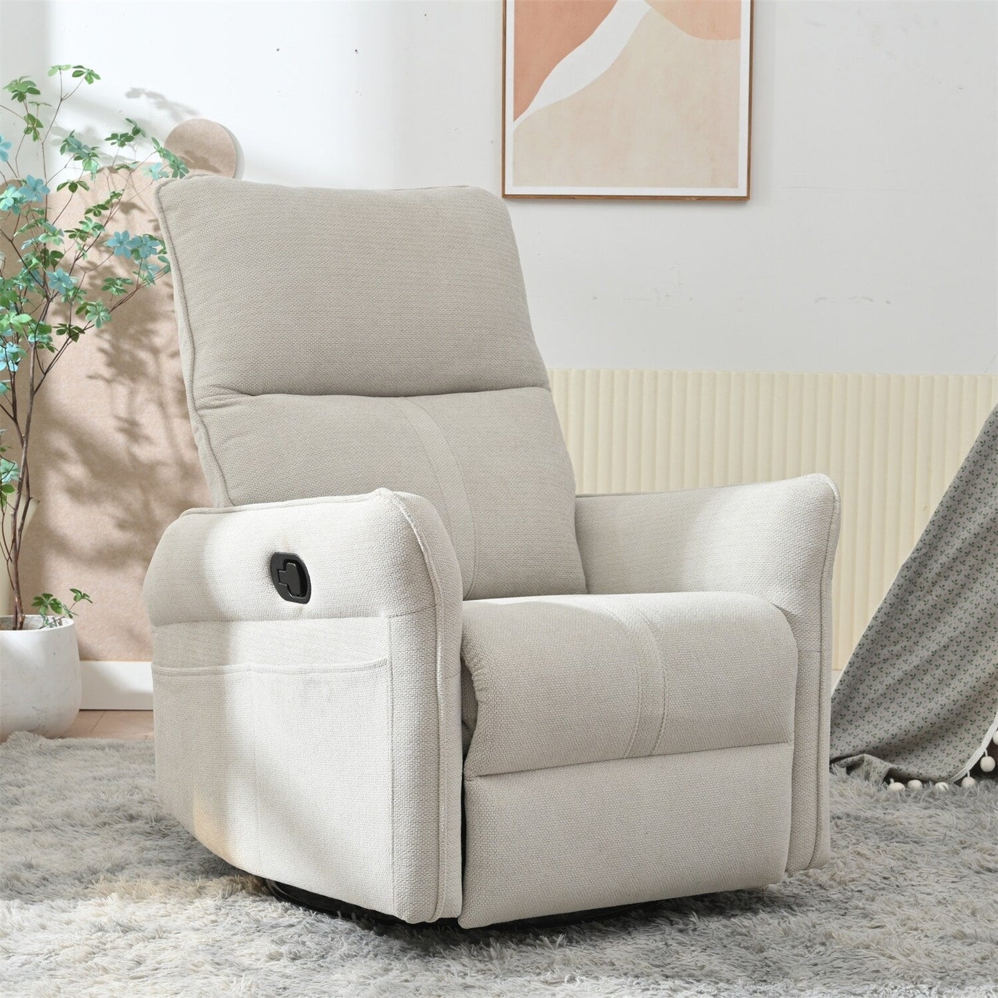 Versatile Swivel Rocker Recliner Chair for Various Settings