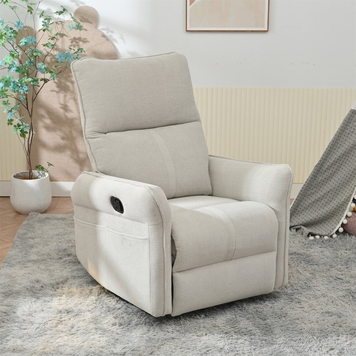 Versatile Swivel Rocker Recliner Chair for Various Settings