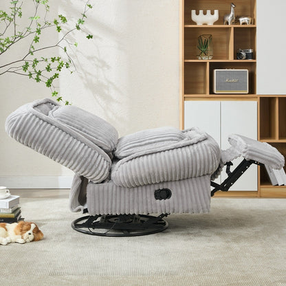Versatile Corduroy Recliner Sofa for Relaxation and Comfort