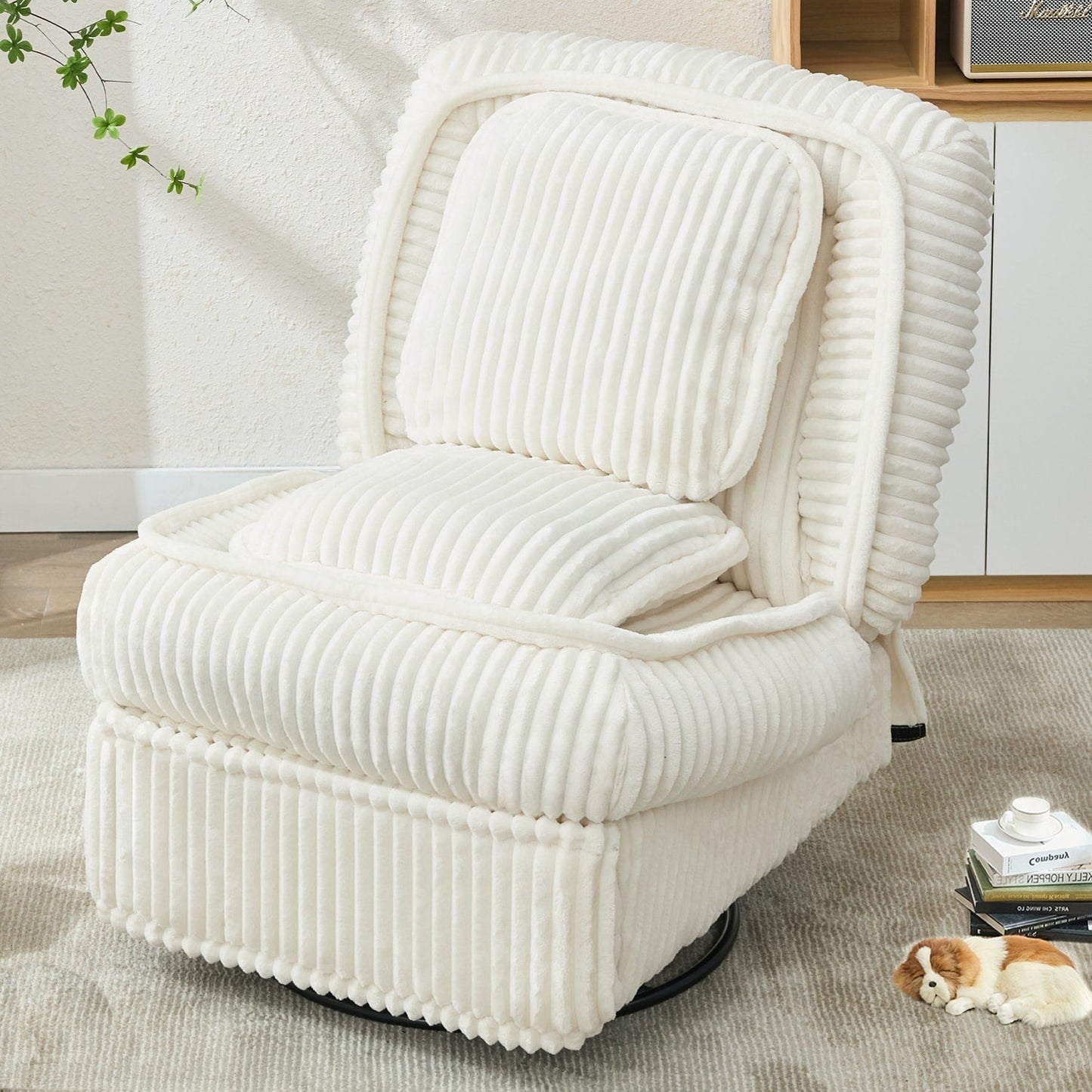 Versatile Corduroy Recliner Sofa for Relaxation and Comfort