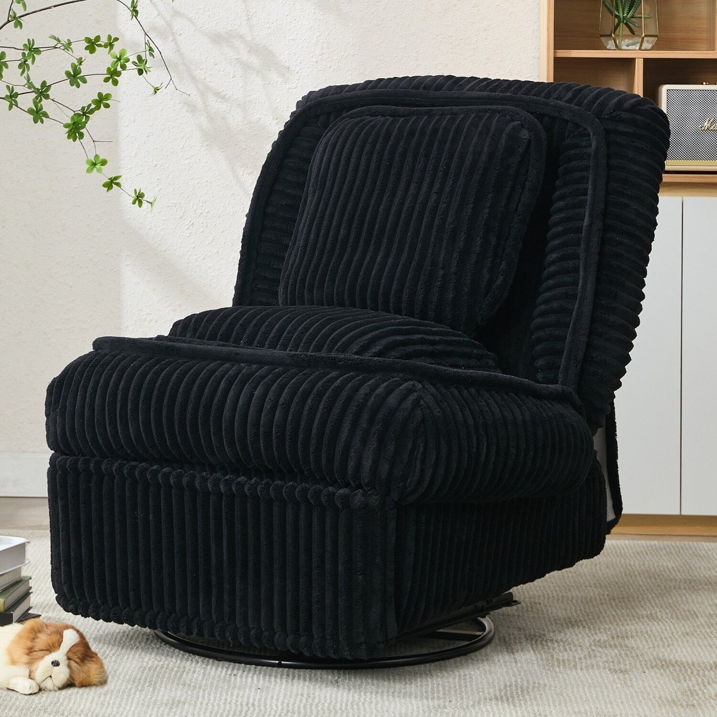Versatile Corduroy Recliner Sofa for Relaxation and Comfort
