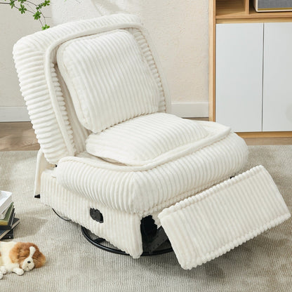 Versatile Corduroy Recliner Sofa for Relaxation and Comfort
