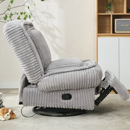 Versatile Corduroy Recliner Sofa for Relaxation and Comfort