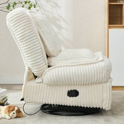 Versatile Corduroy Recliner Sofa for Relaxation and Comfort