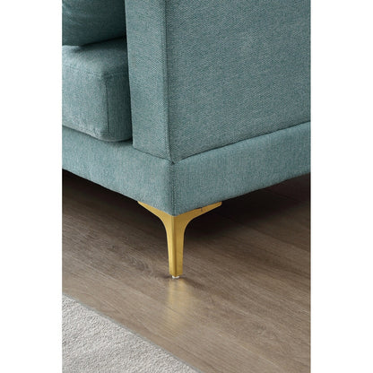 Versatile L Shape Couch with Ottoman - Soft Polyester Fabric for Ultimate Comfort