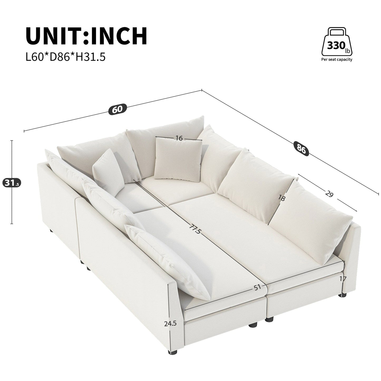 Versatile Sofa Bed - Ideal for Living Rooms and Guest Bedrooms