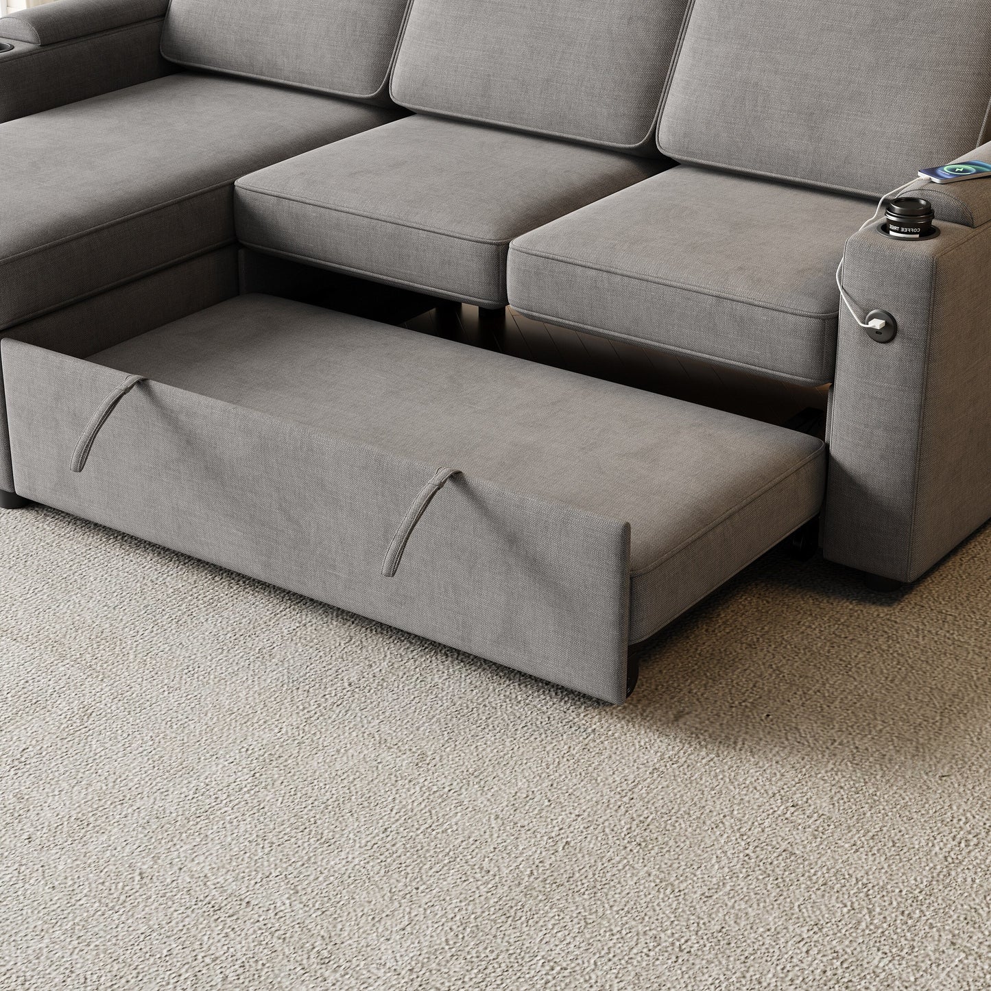 Versatile Sofa Bed - Ideal for Living Rooms and Guest Bedrooms