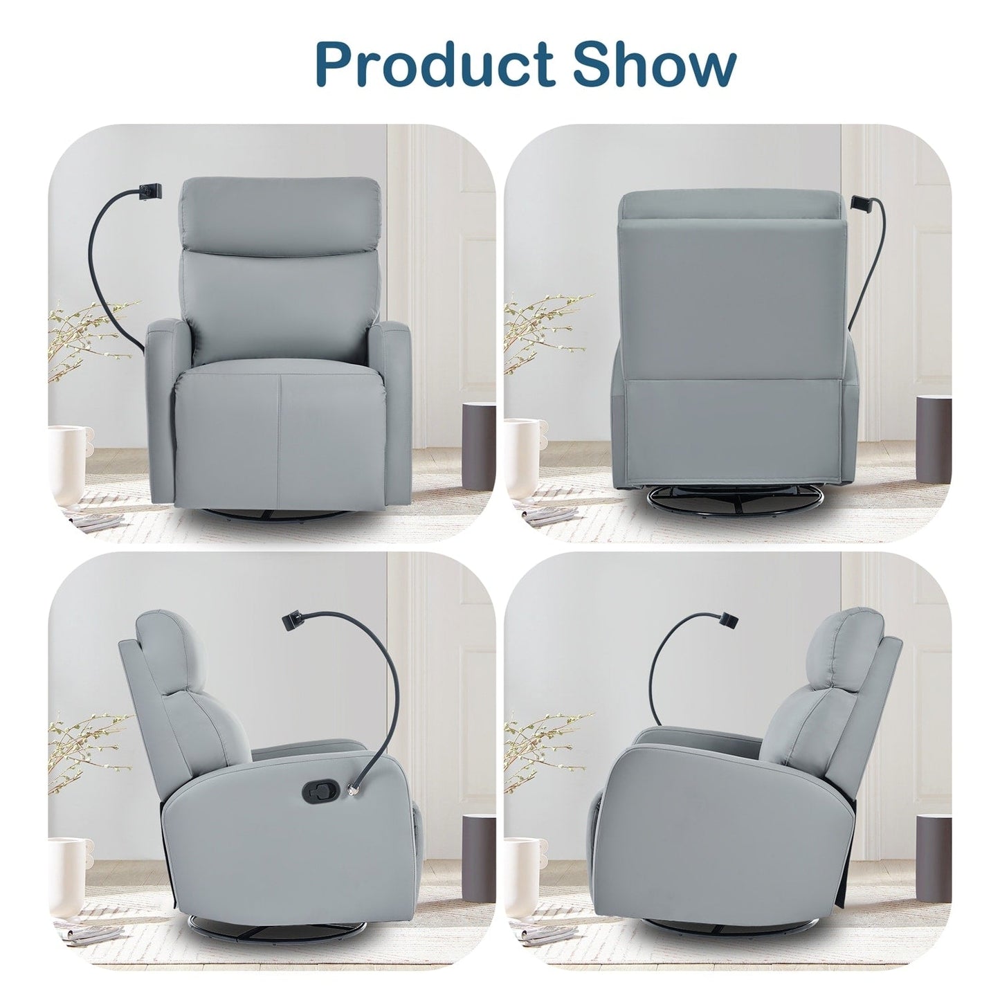 Versatile Swivel Rocker Recliner Chair for All Rooms