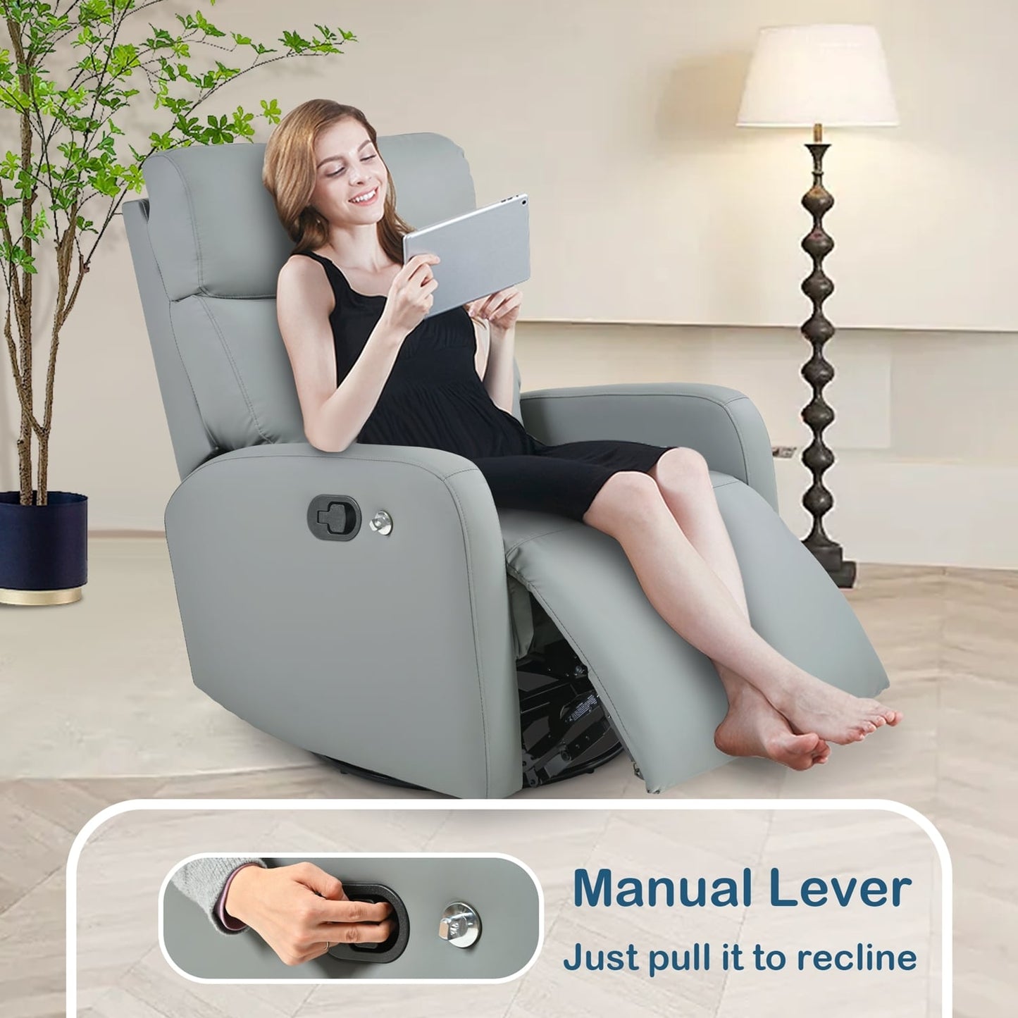 Versatile Swivel Rocker Recliner Chair for All Rooms