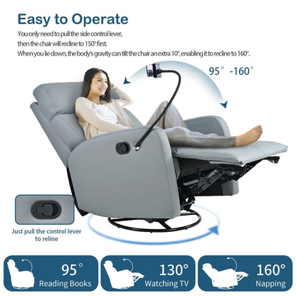 Versatile Swivel Rocker Recliner Chair for All Rooms