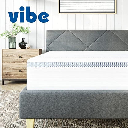 Vibe Gel Memory Foam 12 Mattress CertiPUR US Certified Bed in a Box