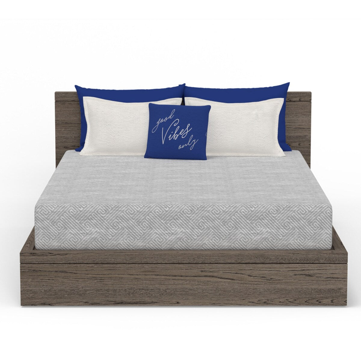 Vibe Heather Grey 10” Gel Memory Foam Mattress in a Box, Ultra Small Package