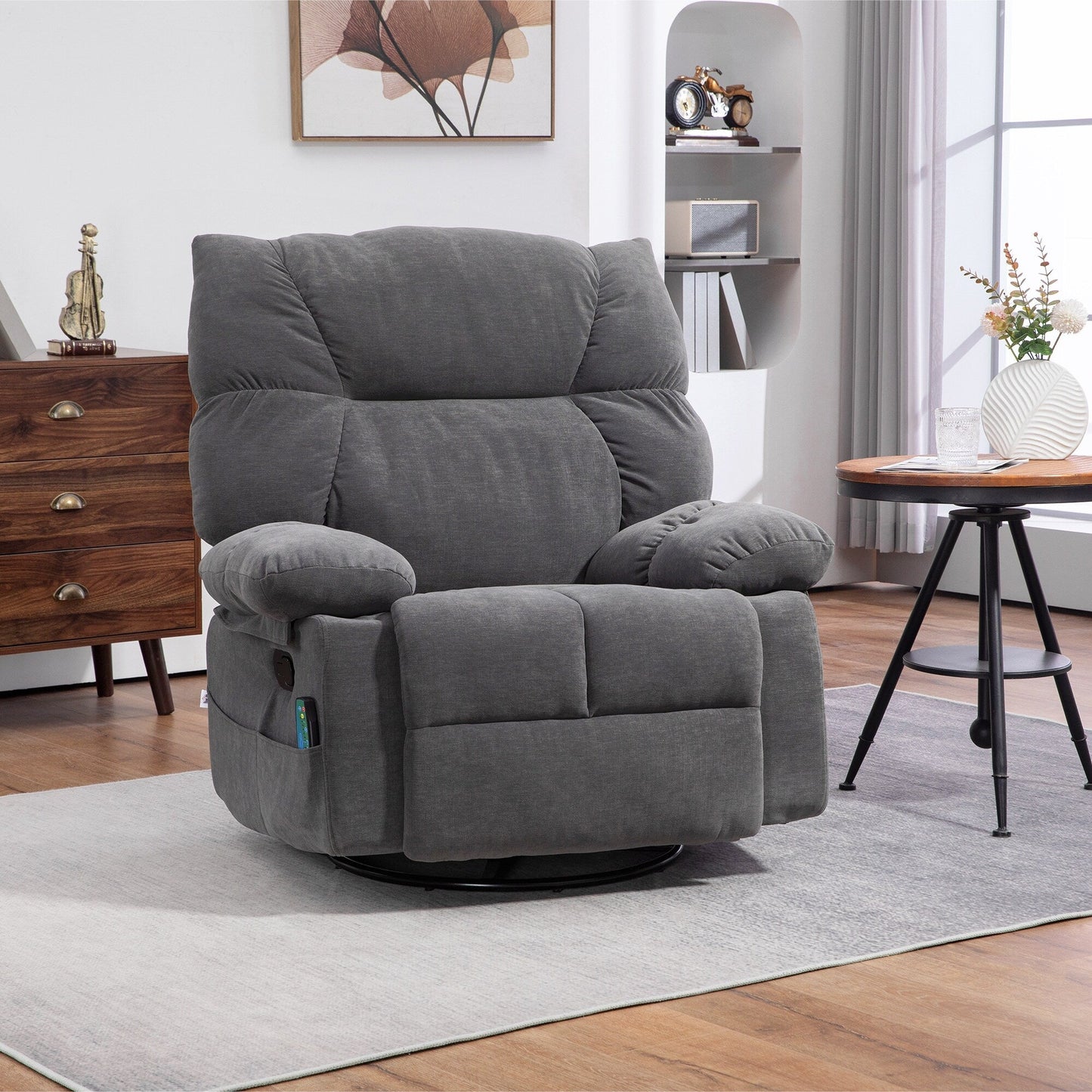 Vibration Massage Chair Recliner with Heat