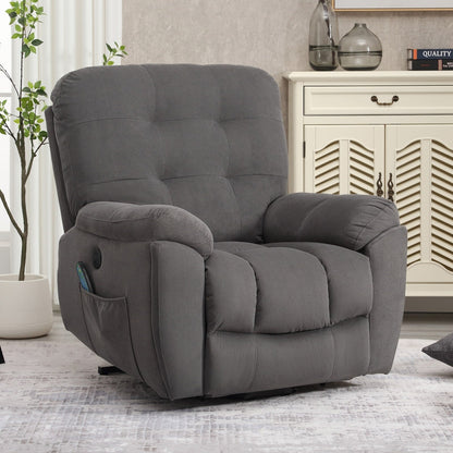 Vibration Massage Lift Recliner featuring Heating, USB Port, Concealed Cup Holders, and Side Pockets, Adjustable Recline Options