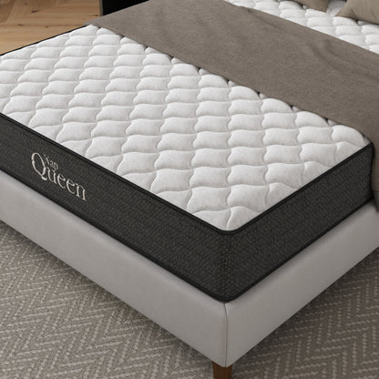 Victoria 10 Inch Twin Cooling Gel Hybrid Mattress, CertiPUR-US Certified