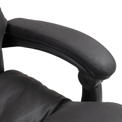 Vinsetto Microfibre Vibration Heated Reclining Massage Office Chair