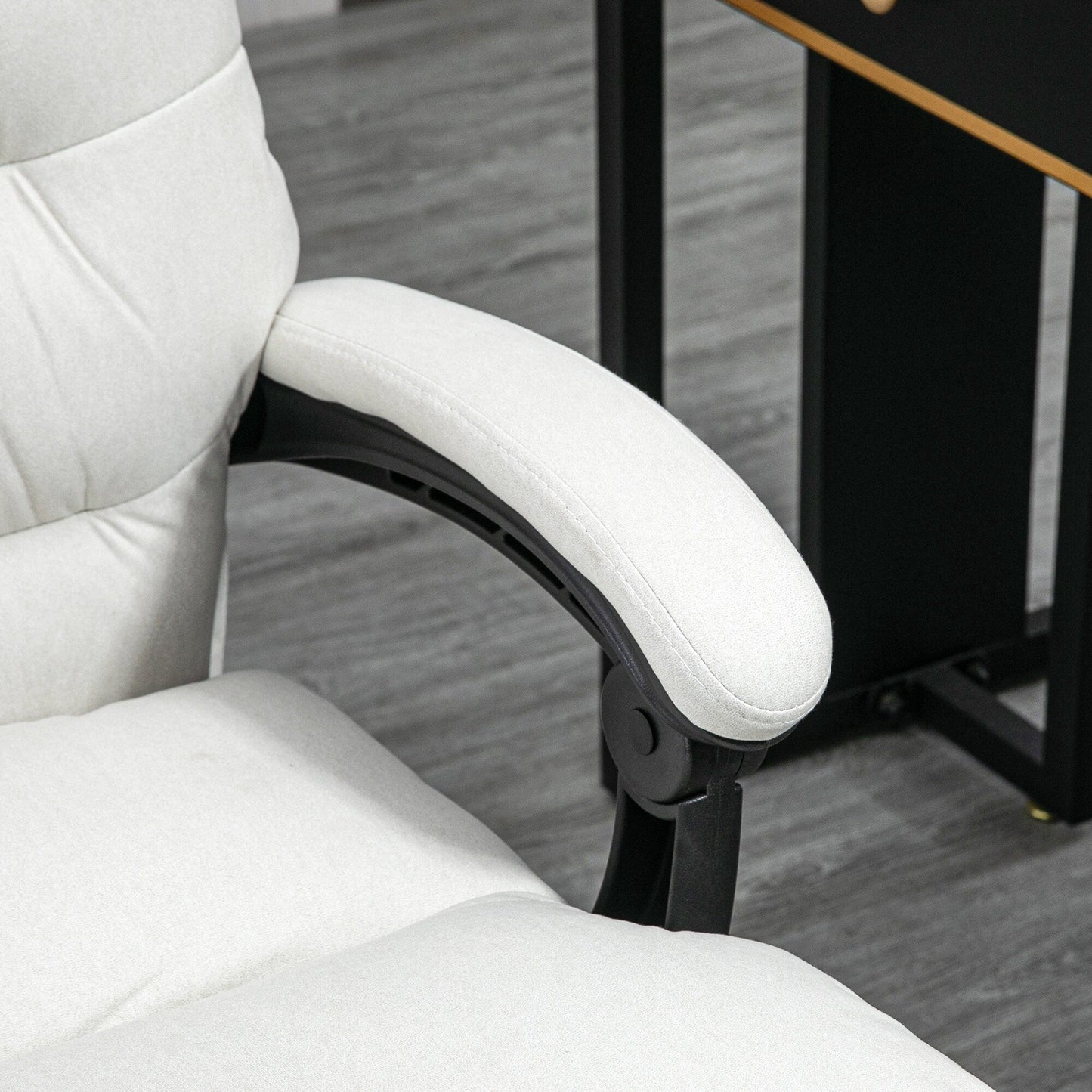 Vinsetto Microfibre Vibration Heated Reclining Massage Office Chair
