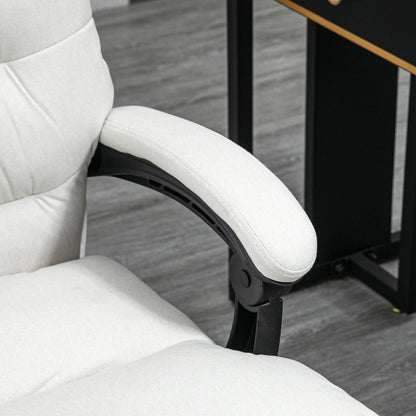 Vinsetto Microfibre Vibration Heated Reclining Massage Office Chair