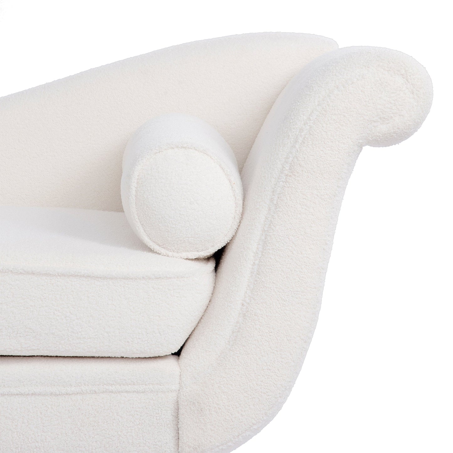 Vintage Chaise Lounge with Scroll Arms by Christopher Knight Home
