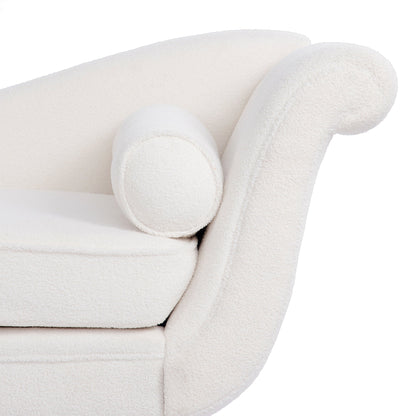 Vintage Chaise Lounge with Scroll Arms by Christopher Knight Home