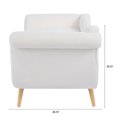 Vintage Chaise Lounge with Scroll Arms by Christopher Knight Home