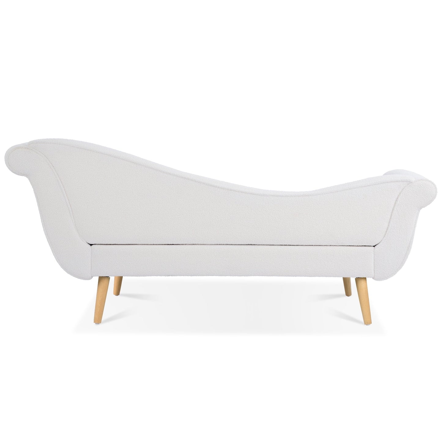 Vintage Chaise Lounge with Scroll Arms by Christopher Knight Home