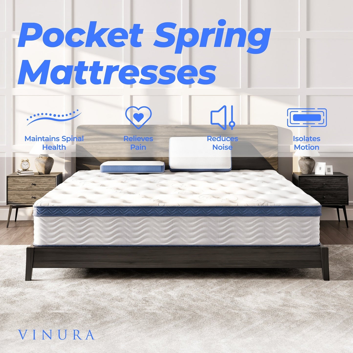 Mattress - Memory Foam Fabric 12 Inch