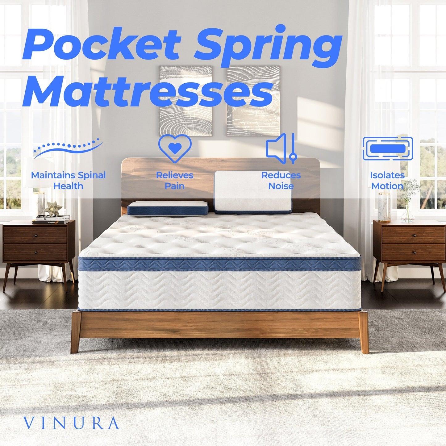 Mattress - Memory Foam Fabric 12 Inch
