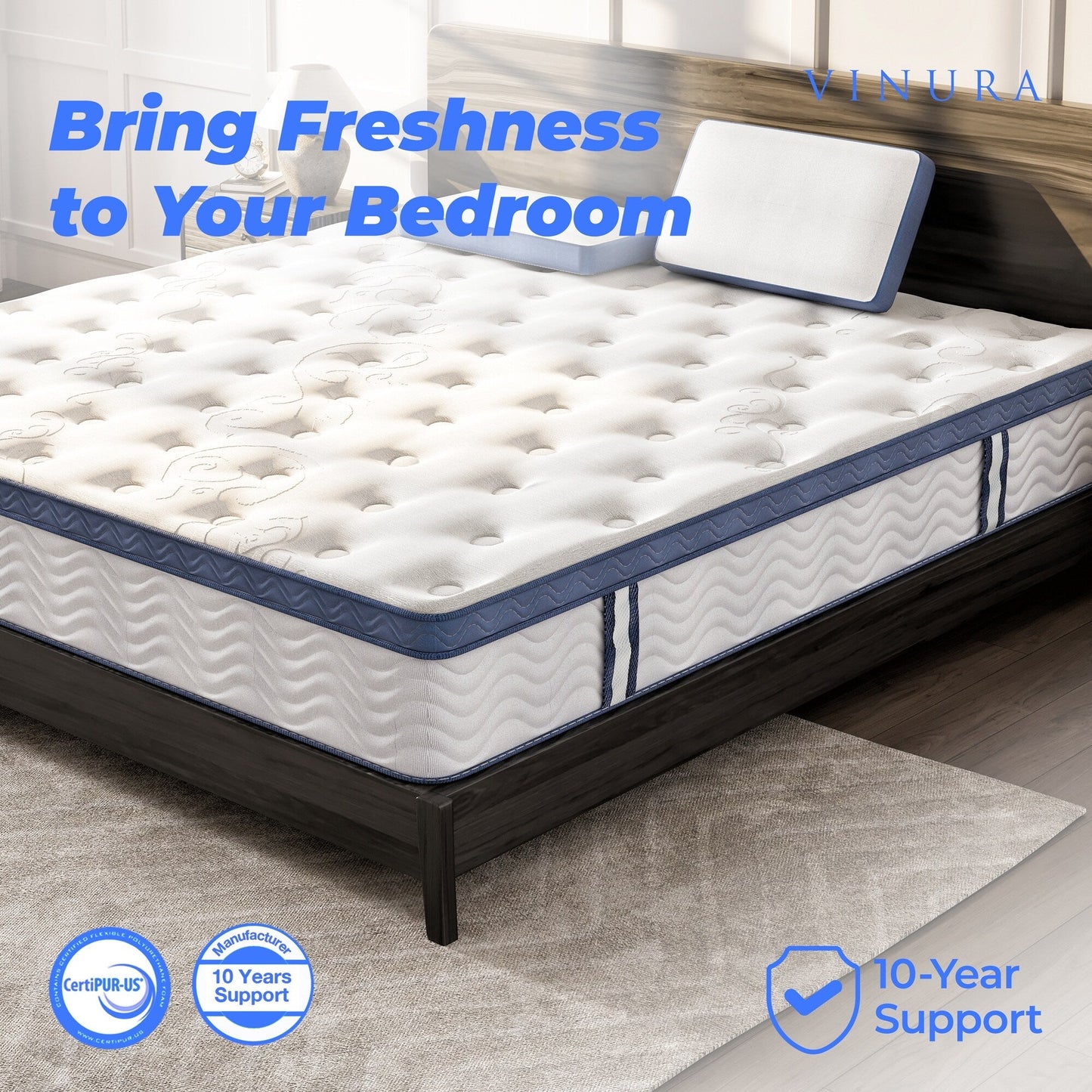Mattress - Memory Foam Fabric 12 Inch