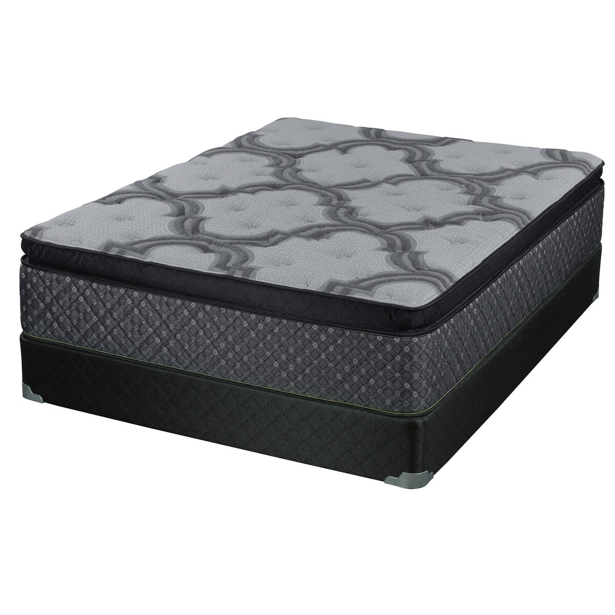Vonna Grey and Black 15.5 Eastern King Mattress