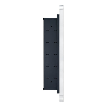 TEHOME WH Recessed Framed Medicine Cabinet with Mirror and Adjustable Shelves