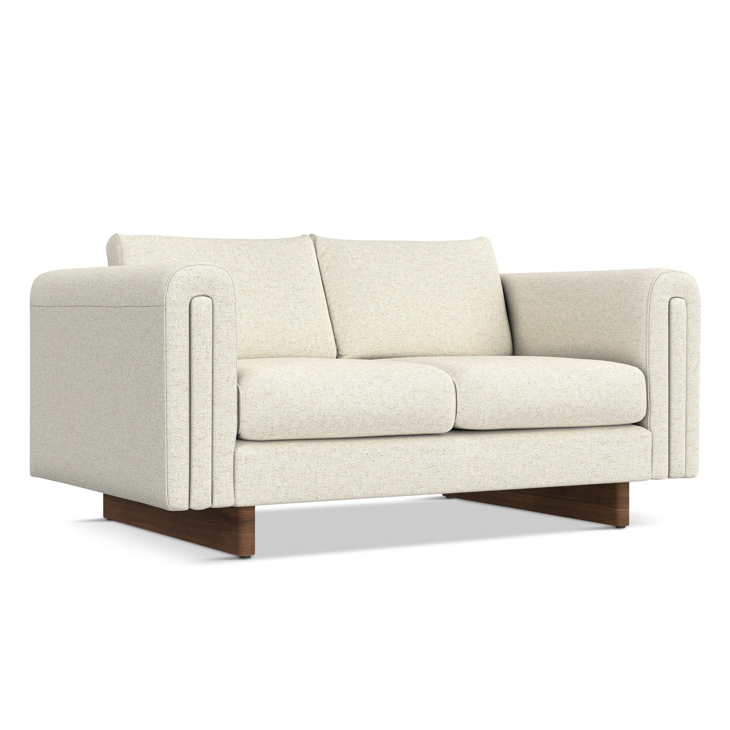 WYNDENHALL Drayton 61 inch Wide Contemporary Loveseat Sofa in Tightly Woven Performance Fabric - Â 61 W x 38 D x 30 H