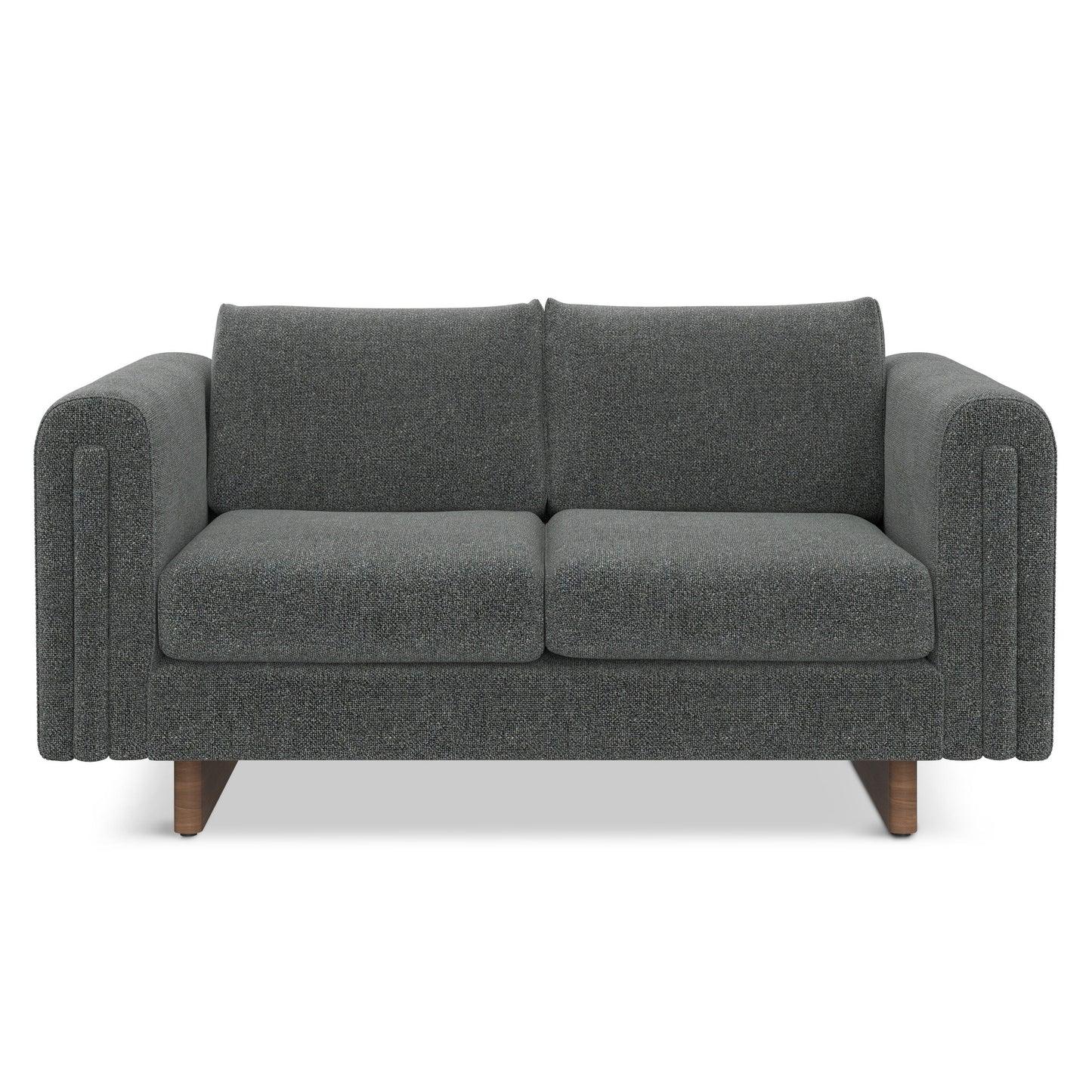 WYNDENHALL Drayton 61 inch Wide Contemporary Loveseat Sofa in Tightly Woven Performance Fabric - Â 61 W x 38 D x 30 H
