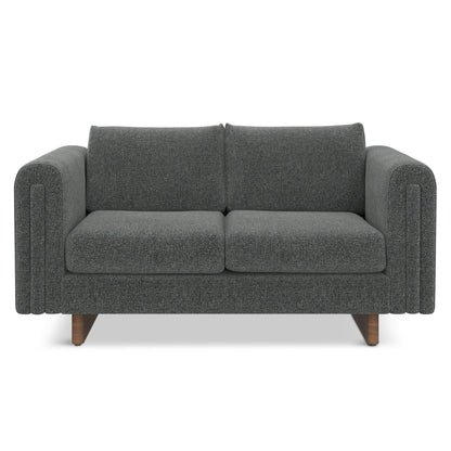 WYNDENHALL Drayton 61 inch Wide Contemporary Loveseat Sofa in Tightly Woven Performance Fabric - Â 61 W x 38 D x 30 H