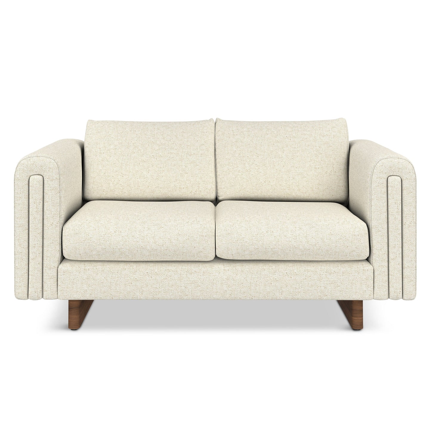 WYNDENHALL Drayton 61 inch Wide Contemporary Loveseat Sofa in Tightly Woven Performance Fabric - Â 61 W x 38 D x 30 H