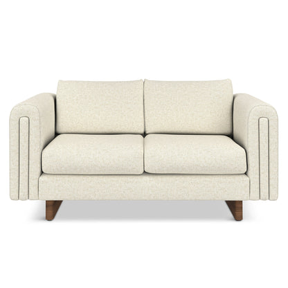 WYNDENHALL Drayton 61 inch Wide Contemporary Loveseat Sofa in Tightly Woven Performance Fabric - Â 61 W x 38 D x 30 H