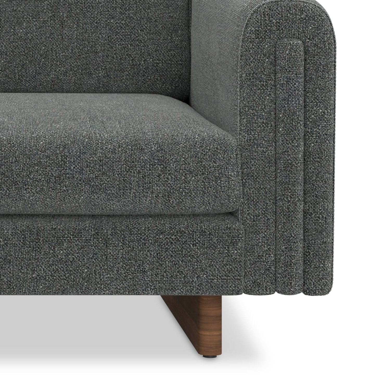 WYNDENHALL Drayton 84 Wide Contemporary Sofa in Tightly Woven Performance Fabric - 84 W x 38 D x 30 H,