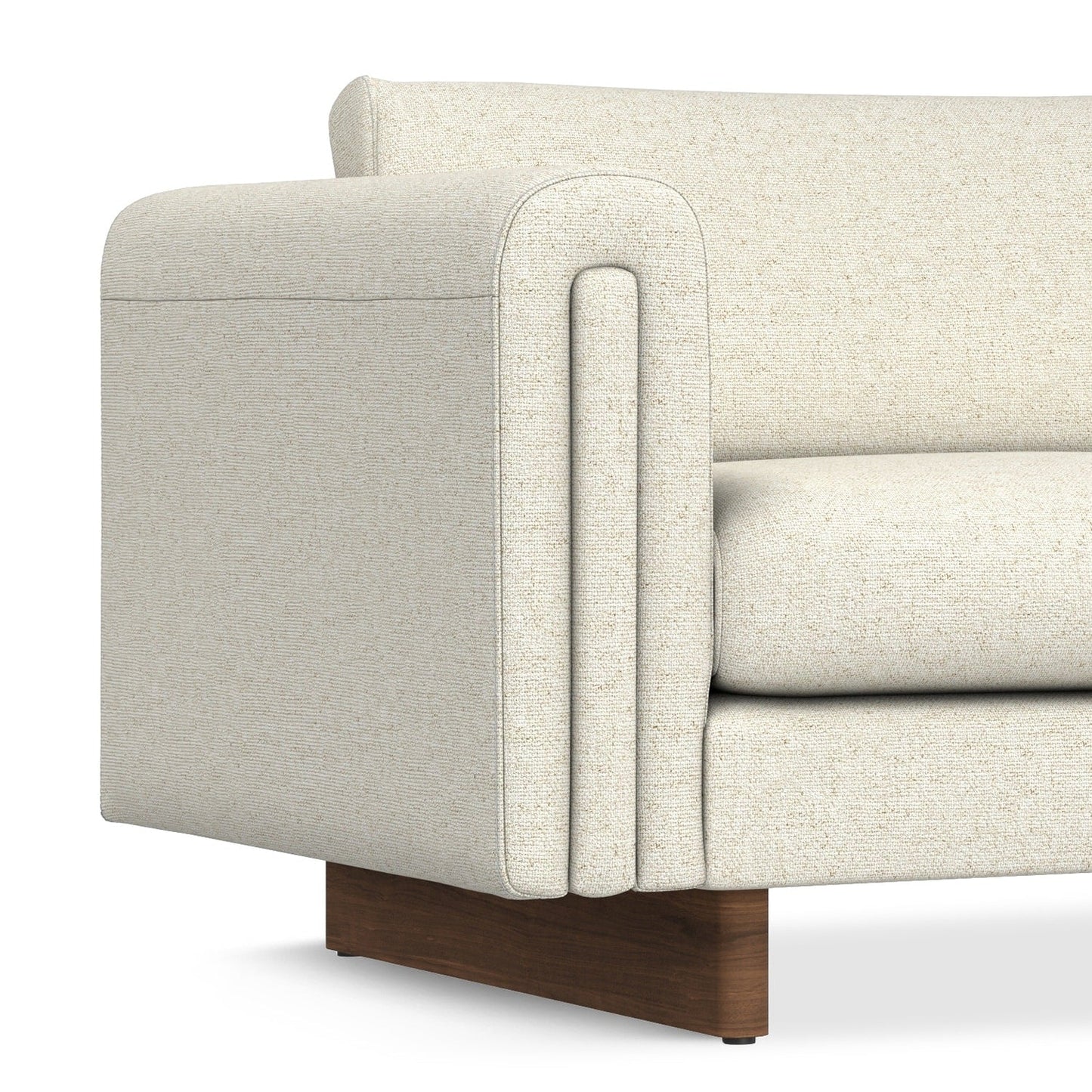 WYNDENHALL Drayton 84 Wide Contemporary Sofa in Tightly Woven Performance Fabric - 84 W x 38 D x 30 H,