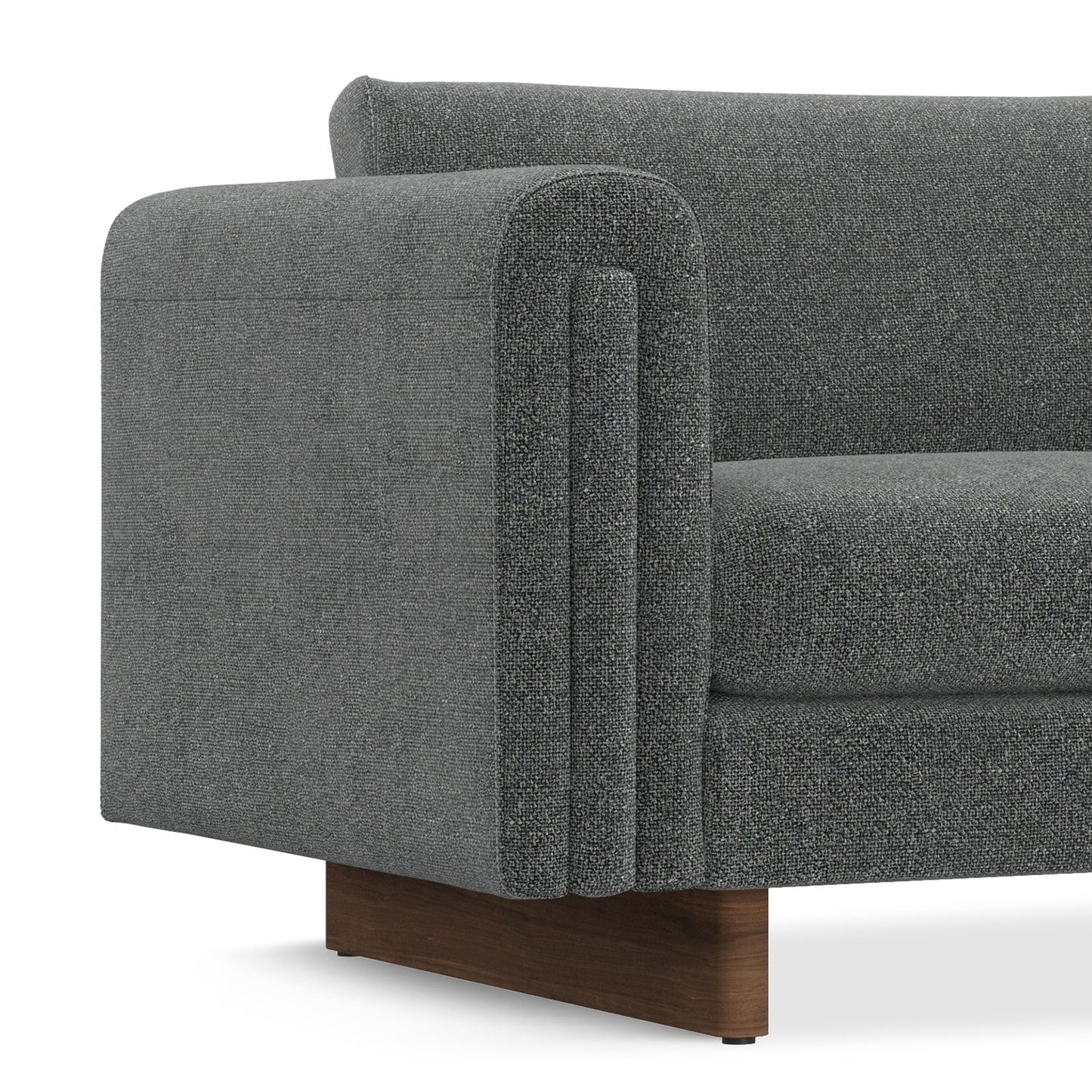 WYNDENHALL Drayton 84 Wide Contemporary Sofa in Tightly Woven Performance Fabric - 84 W x 38 D x 30 H,